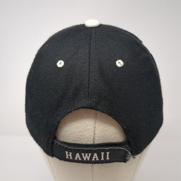 Hawaii Aloha State Strapback Baseball Cap Black One Size Banana Expression - Picture 6 of 10